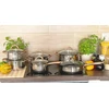 Nerūdijančio plieno puodų rinkinys SteelCook ST12 BERIMAX , 12 dalių