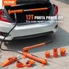 Nešiojama hidraulinė presa 12T kėbulo remontui eiga 132mm su 14m žarna ir dėže