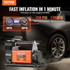 Nešiojamas 12V padangų pripūtiklis debitas ? L/min