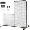 Nešiojamas beisbolo/softbolo mušimo narvas 213 x 106 x 213 cm. su krepšiu ir ratukais