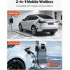Nešiojamas elektromobilio įkroviklis 3.6kW 16A. 2 tipo. kabelis 6 m. LCD ekranas