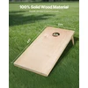 Nešiojamas stalo cornhole žaidimo rinkinys. sulankstomas. 1255 x 600 x 302 mm