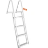 Nuimamos prieplaukos kopėčios. 4 pakopos. plati pakopa 10.16 cm. iki 159 kg
