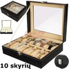 Odinė laikrodžių dėžutė 10 skyrių