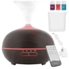 Oro drėkintuvas difuzorius + 3 eteriniai aliejai IT2 400 ml USB rudas