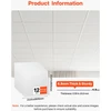 Pakabinamų lubų PVC plokštės. 60.5x60.5 cm. 12 vnt.. baltos
