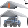 Pakeičiama automobilio garažo palapinės danga 304.8 x 609.6 cm. vandeniui atsparus ir apsaugotas nuo UV spindulių tentas