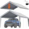 Pakeičiama viršutinė danga automobilio/garažo stogeliui. 20' x 12' (6.1 x 3.66 m). UV atspari. nepramirkstanti
