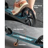 Paspiriamasis paspirtukas su pedaliniu stabdžiu, reguliuojamas vairo aukštis, iki 99,7kg, mėlynas su juodu