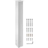 Pašto dėžutės stovas, aukštis 109 cm (43"), plieno universalus stulpas