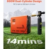 PCP oro kompresorius 800W slėgis 30 MPa