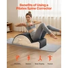 Pilates stuburo korektorius. guminio medžio. pusiausvyros ir stiprinimo pratimams