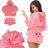 Pink Šilta pižama su gobtuvu DreamHood Rožinė BERIMAX moteriška, M dydis