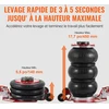 Pneumatinis oro pagalvės keltuvas 3T/6600 lbs su reguliuojama rankena raudonas