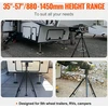 Priekabos atramos stabilizatorius. keliamoji galia iki 2.27t. plienas. aukštis 880-1450mm