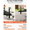 Priekabos domkratas su A formos rėmu. keliamoji galia 2267 kg. eiga 381 mm