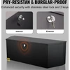 Priekabos įrankių dėžė 914x305x305 mm. anglinio plieno. su spyna