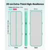 Pripučiamas jogos/gimnastikos takelis su elektrine pompa. 3 m. mėtų žalios sp.. storis 20 cm. iki 200 kg