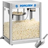 Profesionali popcorno gaminimo mašina 230V 1350W skaidri/sidabro