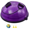Pusiausvyros treniruoklis pusrutulis jogai ir fitnesui, violetinis, 58 cm, apkrova 300 kg
