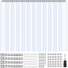 PVC juostų užuolaida. 2 mm storio. 2.4x1.8 m. 12 juostų. šaldytuvams/sandėliams