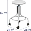 Reguliuojama laboratorinė kėdė 45-60 cm