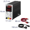 Reguliuojamas laboratorinis maitinimo šaltinis 0-100 V 0-3 A 300 W