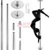 Reguliuojamas Pole dance stulpas VEVOR 282 cm sidabrinis