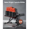 Reguliuojamas svarmenų suolas visam kūnui su kojų tiesimu. apkrova 363 kg