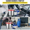 Šaldymo agento vakuuminis siurblys 3CFM. 220V/50Hz. bakas 3 gal.