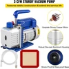 Šaldymo agento vakuuminis siurblys 3CFM. 220V/50Hz. bakas 3 gal.