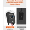 Saulės energijos pastogės ventiliatorius Φ340 mm, reguliuojamas termostatas, garažams