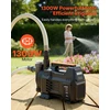 Seklaus šulinio srautinis siurblys 1300W. 4800 l/h. siurbimo aukštis 8 m. LCD ekranas