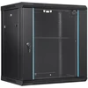 Sieninė tinklo serverio spinta 12U. gylis 14.8 col.. apkrova iki 90 kg