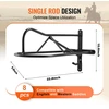 Sieninis balnų laikiklis 580x223x270 mm. 8 vnt.. su minkšta juosta. arkliams