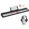 Skaitmeninė klaviatūra. 88 pusiau svertiniai klavišai. standartinio dydžio. 1000 garsų. Bluetooth