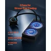 Skystojo aušinimo AIO CPU sistema su LCD ekranu. 2x120 mm ventiliatoriai. Intel/AMD