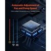 Skystojo aušinimo CPU sistema (AIO). 3 ventiliatoriai 120 mm. su LCD ekranu