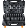 Smūginių galvučių komplektas 127 mm 34 vnt. metrinės 8-36 mm Cr-Mo plienas