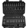 Smūginių galvučių komplektas 635 mm 55 vnt. SAE 5/32-9/16 col. ir metrinės 4-15 mm