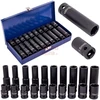 Smūginių galvučių rinkinys FALON-TECH 10-19 mm 20 dalių