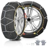 Sniego grandinės 610/685 mm, mangano legiruoto plieno, 2 vnt., sidabrinės