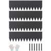 Sodo apvadas iš nerūdijančio plieno. sulankstomas. juodas. 4 vnt.. 1016 x 304.8 mm