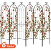 Sodo tinkleliai (treliažai). 6 vnt. rinkinys. 180 x 52.5 cm. metaliniai skydeliai su milteline danga. jungiami