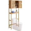 Spintelė virš WC 650x270x1750 mm su reguliuojama lentyna. natūrali