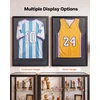 Sportinių marškinėlių eksponavimo rėmas. mediena. skaidrus PC dangtis. 700 x 900 mm