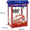 Spragėsių gaminimo aparatas Profesionali Popcornų Gaminimo Mašina 1600w su Vežimėliu