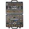 Sriegimo kranų/lūpelių komplektas metrinis ir SAE M3-M12 86 vnt.