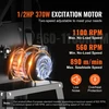 Stalinis juostinis pjūklas su atrama 245 mm 2 greičiai 506/920 aps/min 370W