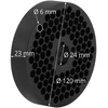 Štampas skirtas WIE-PM-1500 WIE-PM-500 granulių malūnui sk. 120 mm skylės 6 mm